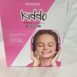 New, Kiddo child-volume safe headphones.